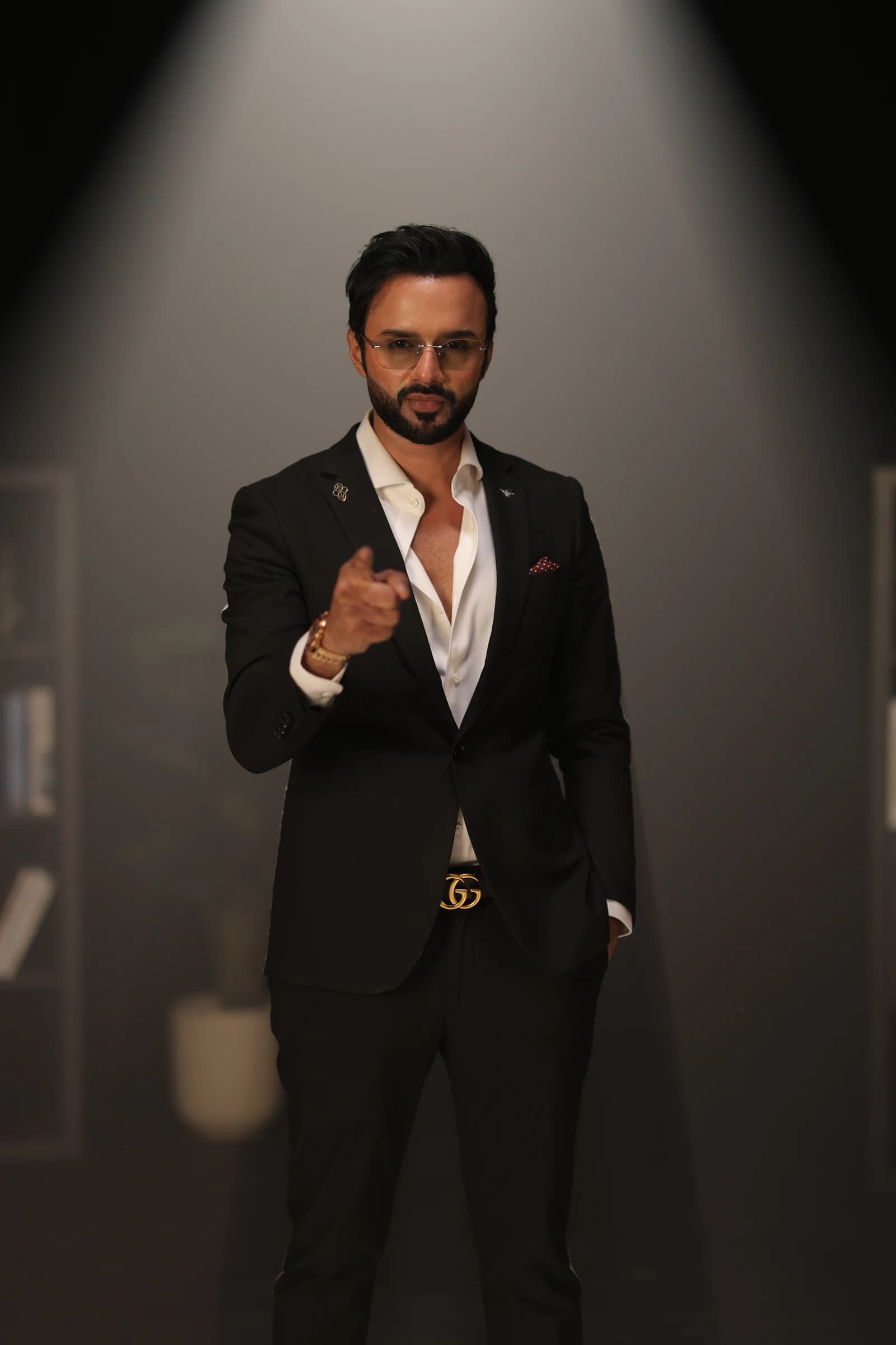 Mr. Infinity under a spotlight for the NextGen Summit campaign